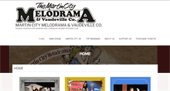 Desktop Screenshot of martincitymelodrama.org